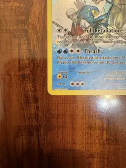 Pokemon Gyarados 21/98 XY Ancient Origins Reverse Holo Rare Damaged - Image 5