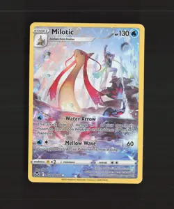 Milotic TG02/TG30 Silver Tempest Full Art Ultra Rare Holo Pokemon Card NM - Image 1