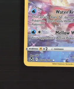 Milotic TG02/TG30 Silver Tempest Full Art Ultra Rare Holo Pokemon Card NM - Image 5