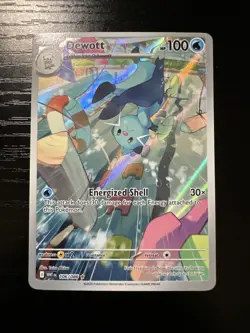 Pokemon TCG Dewott Card Sv: White Flare (WHT) 106/086 Illustration Rare NM/ MINT - Image 1