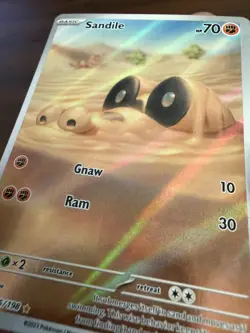 Sandile 216/198 - Scarlet & Violet Base Illustration Rare - Pokemon TCG - Image 3