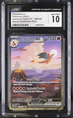 Pokemon TCG - Charizard ex Special Illust. Rare - #199/165 - GEM MINT - CGC 10 - Image 1