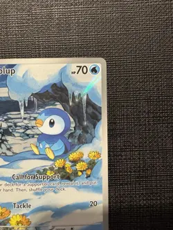 Pokemon TCG Piplup 098/094 ME02: Phantasmal Flames Illustration Rare Holofoil NM - Image 2