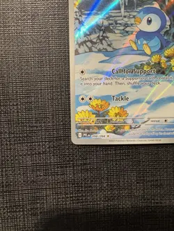 Pokemon TCG Piplup 098/094 ME02: Phantasmal Flames Illustration Rare Holofoil NM - Image 4