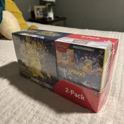 Pokemon TCG Surging Sparks ETB + Booster Bundle Costco 2-Pack SEALED - Image 4