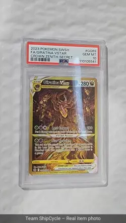 2023 Pokemon Giratina VSTAR GG69GG70 Crown Zenith PSA 10 GEM MINT G2U - Image 3