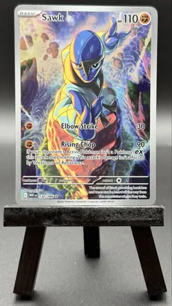 Sawk 130/086 - Pokemon TCG White Flare - NM Illustration Rare FULL ART - Image 1