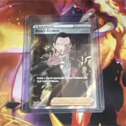 Pokemon TCG Boss's Orders 189/192 Rebel Clash Ultra Rare Full Art Holo Trainer - Image 1