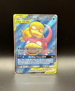 POKEMON Slowpoke And Psyduck Gx Full Art 217/236 NM-Mint - Image 3