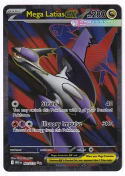 Pokemon TCG Mega Latios EX 163/132 Mega Evolution Full Art Holo Mint/ Mint - Image 2