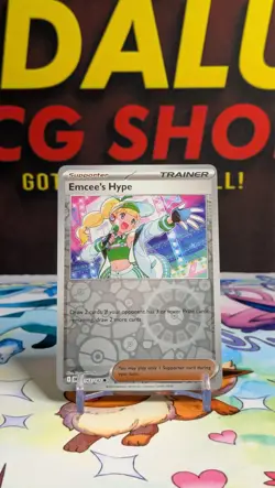 Emcee's Hype 163/182 Reverse Holo - Pokemon Destined Rivals - Near Mint - Image 2