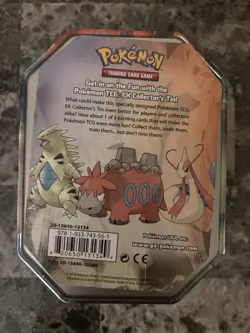 Pokemon TCG Tyranitar EX Tin (2008) - Factory Sealed - Vintage Collector Item - Image 2