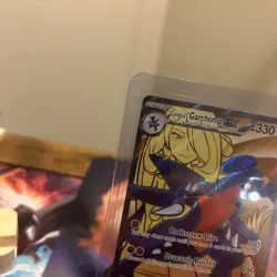 Pokemon TCG Cynthia's Garchomp EX 215/182, NM-Ultra Rare, Destined Rivals - Image 2