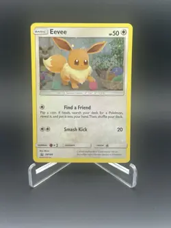 Pokemon TCG Eevee - (Cosmos Holo) SM184 Sm Holo Promo Read Description Sun Moon - Image 1