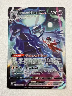 Pokemon TCG: Shadow Rider Calyrex VMAX TG18/TG30 Astral Radiance MINT - Image 1
