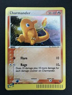 Pokemon Charmander EX Dragon Secret Rare Holo 98/97 LP - Image 1