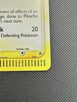 Pokemon Pikachu 2003 Black Star Promo #12 Holo LP - Image 5