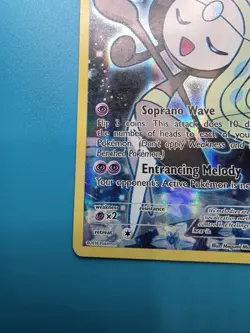 Pokemon TCG Meloetta Black Star Promo XY120 Full Art Ultra Rare Holo LP - Image 5