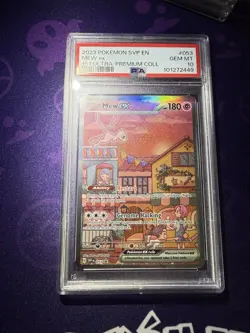 Mew EX SVP 053 Pokemon TCG Scarlet & Violet 151 UPC Promo PSA 10 - Image 2
