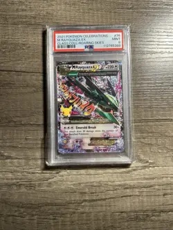 2021 POKEMON CELEBRATIONS M RAYQUAZA EX CLASS.COLL-ROARING SKIES PSA 9 - Image 1