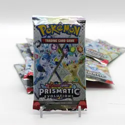 Pokemon TCG Scarlet & Violet Prismatic Evolutions Booster Pack Lot of 14 Sealed - Image 2