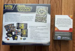 Pokemon Scarlet and Violet Surging Sparks ETB + Booster Bundle New Sealed - Image 3