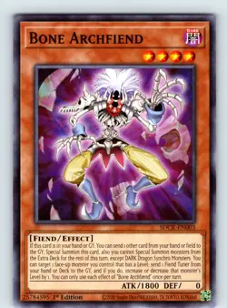 Bone Archfiend Common 1st Edition SDCK-EN003 LP - Image 1