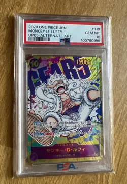 One Piece Monkey D.Luffy SEC OP05-119 Japanese Awakening of The New Era PSA 10 - Image 1