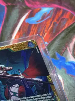 One Piece CCG The Azure Sea’s Seven - Dracule Mihawk (SEC) OP14-110 - English - Image 2