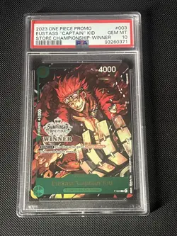 Eustass "Captain" Kid WINNER (P-003 P) PSA 10 - One Piece ENGLISH - Image 1
