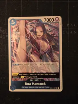 One Piece The Azure Sea’s Seven OP14-EB04 Boa Hancock EB04-027 R English - Image 1