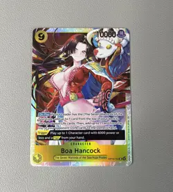 Boa Hancock OP14-112 SR The Azure Sea’s Seven Foil One Piece TCG English NM - Image 4