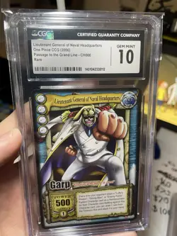 Vintage One Piece TCG GARP! 2006 CCG, Mint CGC 10 Passage To The Grand Line TCG - Image 2