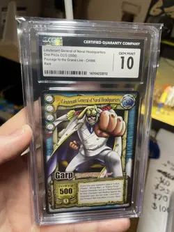 Vintage One Piece TCG GARP! 2006 CCG, Mint CGC 10 Passage To The Grand Line TCG - Image 5