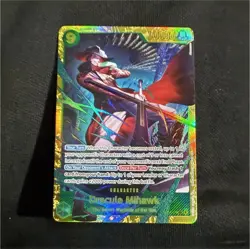 One Piece TCG OP14-119 Dracule Mihawk SEC The Azure Sea's Seven Mint - Image 1