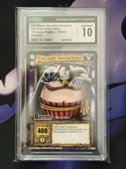 The Mighty Meowban Brothers Butchie CH022 One Piece The Quest Begins CGC 10 - Image 1