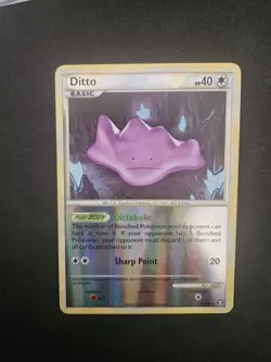 Pokemon TCG Ditto Reverse Holo Card 17/102 Triumphant 2010 - Image 2