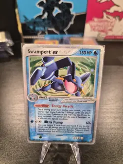 Swampert ex 98/100 EX Crystal Guardians Pokemon Card Holo Foil Rare LP+ - Image 2