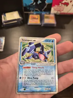 Swampert ex 98/100 EX Crystal Guardians Pokemon Card Holo Foil Rare LP+ - Image 5
