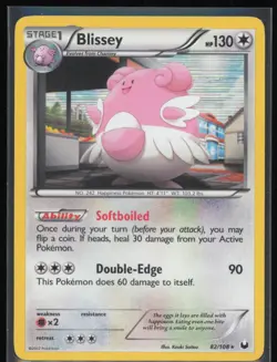Blissey 82/108 Pokemon: Dark Explorers LP Pokemon Card - Image 1