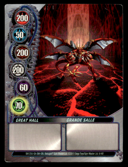 Bakugan Card - Great Hall (Lumino Dragonoid) - Gate - Mechtanium Surge - Image 1