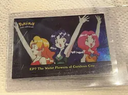 1998 Pokemon Holo Foil card Gotta Catch Em All-EP7-Water Flowers Cerulean City - Image 1