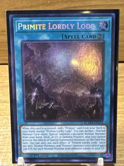 Yu-Gi-Oh! SECRET RARE CARD PRIMITE LORDLY LODE BLMM-EN172 1ST NM - Image 1