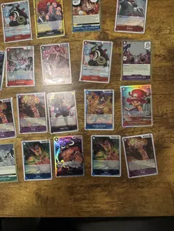 One Piece Lot Of Rare, Super Rare, Holo Don, And Leader Cards (OP08) - Image 5