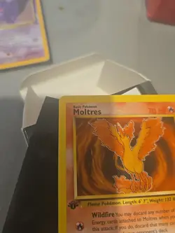 Pokemon TCG Moltres Fossil 27/62 Non-Holo 1st Edition Rare Card Lp+ - Image 5