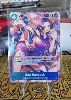 One Piece Card Boa Hancock OP01-078 SR Parallel Romance Dawn EN - Image 1