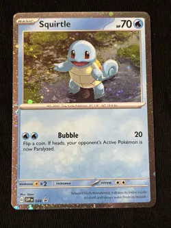 Squirtle - 048 (Cosmos Holo) 048 Sv: Scarlet & Violet Promo Cards Holo NM - Image 1