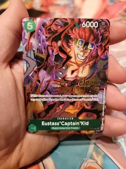 Eustass "Captain" Kid Winner Promo P-067 OP07 Pre-Release One Piece Card - Image 1