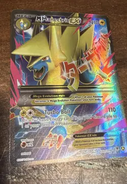 M Manectric EX 24a/119 XY Full Art Black Star Promo Alternative Holo Card - Image 1