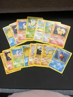 Wotc Lot Pokemon Card Collection Rare UK 4th Print Holo 1999-2000 - Image 1